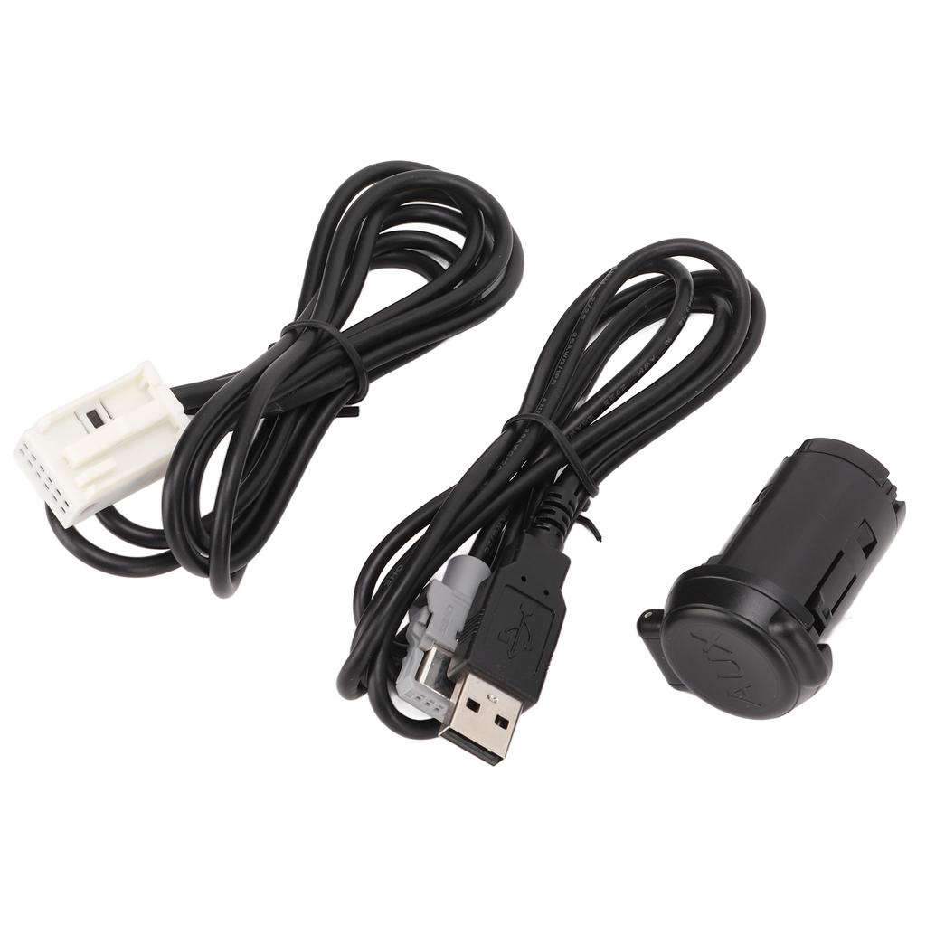 Male USB AUX Audio Jack Cable Replacement for Peugeot 206 207 307 308 407 408 508 607