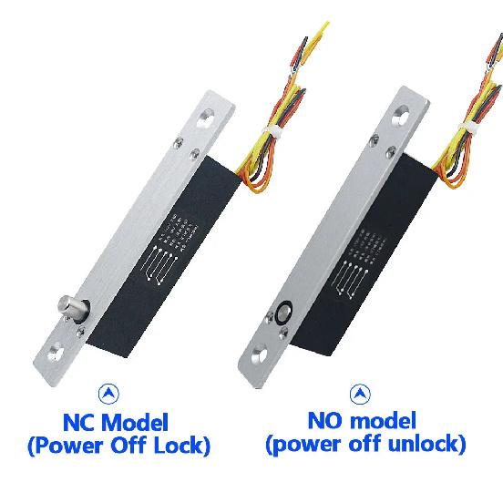 DC12 Small Access Control Electric Mortise Lock Embedded Electronic Bolt Lock Door Lock Mini Electric Lock with Feedback