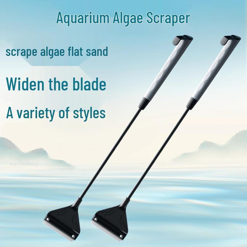 Algae Scraper & Cleaner for Aquariums - Plant Tank Brush & Remover