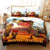 Druk 3D Maya i Trójka Zestaw Pościeli Poszwa na Kołdrę Zestaw na Łóżko Pokrowiec na Kołdrę Poszewka na Poduszkę Kołdra Rozmiar King Queen Chłopcy Dorośli Pościel