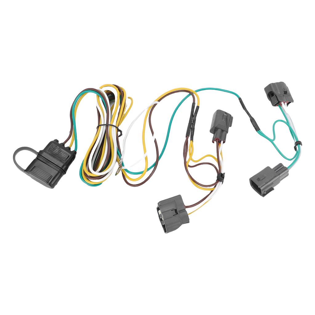 4 Pin Trailer Wiring Harness 55363 Vehicle Side 4 Way Towing Hitch Wiring Replacement for Wrangler TJ 1998 2006
