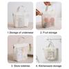 Borsa per Articoli da Toeletta in Rete Borse per Trucco Organizzatore Grande Capacità Borsa Organizzatore Portatile da Viaggio Lavaggio Corpo Doccia Strumenti Organizzatore da Appendere Borse Cosmetiche