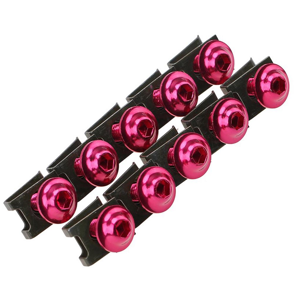 10 Stück 6mm Universelle Motorrad Verkleidung Karosserie Schrauben Roller Muttern M6 Turm Geschwindigkeit Befestigungsclips Schraube