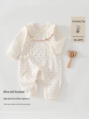 Butterfly Velvet Baby Bodysuit: Soft, Cotton, No-Bone Design for All Seasons - Perfect for Newborn Girls