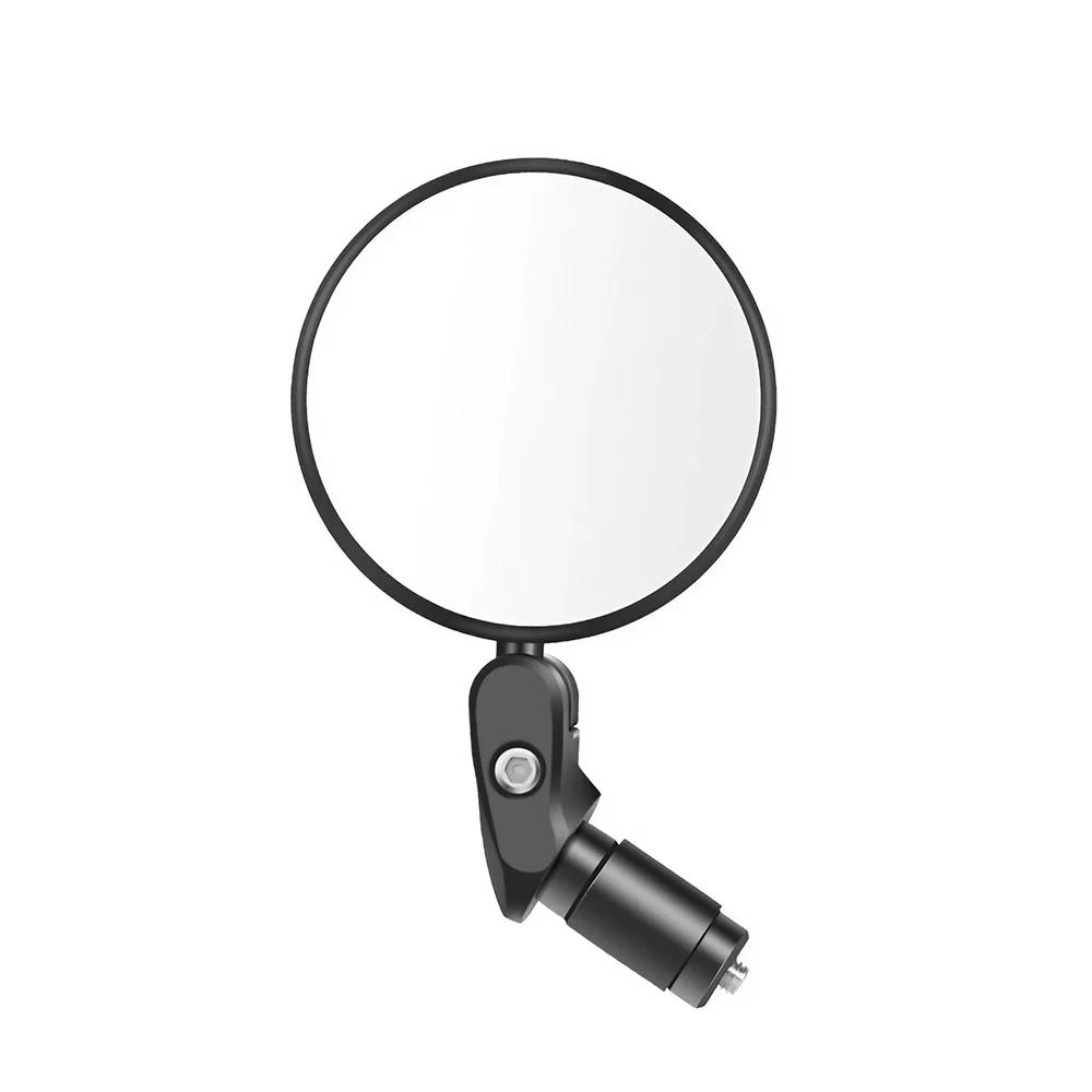 

Зеркала заднего вида для велосипеда, вращающиеся на 360 градусов, регулируемые для езды на велосипеде, скутере, круглые зеркала на торцах руля чёрный
