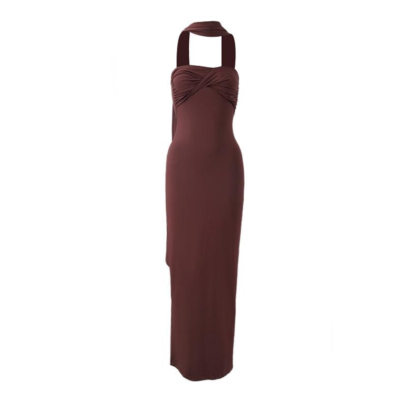 Summer Wrap Dress With Milk Silk Fabric For Casual And Party Wear