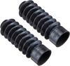 Kijima Motorcycle Parts Front Fork Boots, Upper 41mm Diameter / Lower 68mm Diameter, Softail ('84-'14), Black, HD-03212