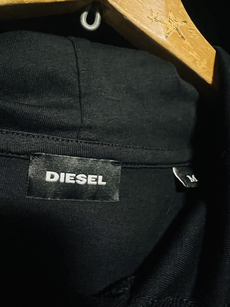 [USED] Extremely limited edition DIESEL hoodie with Wolf tattoo logo. Thin.