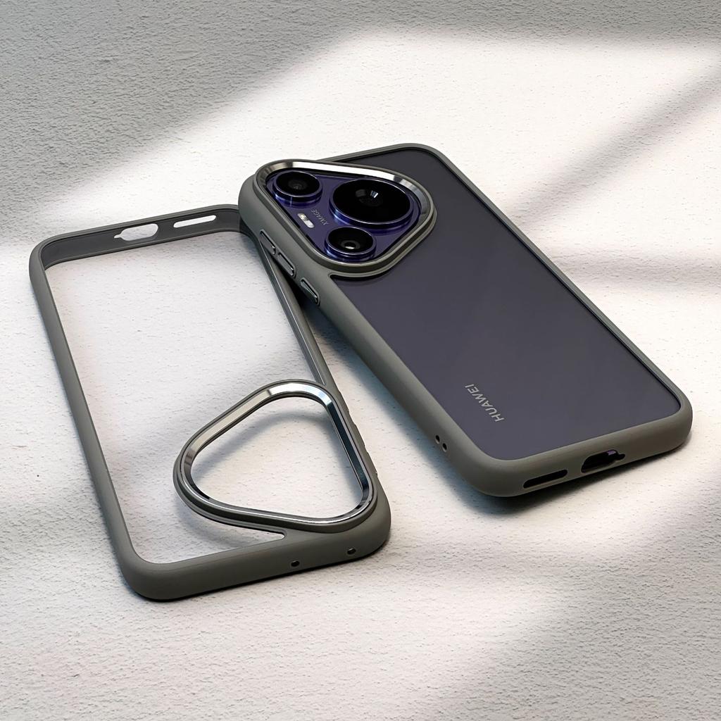 Golden Shield Eagle Eye Metal Camera Frame Clear Phone Case, Shockproof Cover for Huawei Mate80 Pro / Pura70 / Xiaomi 15 Pro