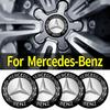 4 STKS 56mm Auto Wielnaaf Embleem Sticker voor MERCEDES BENZ W203 W204 W205 W209 W210 W211 W212 W176 W166 W163 W221