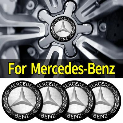 4PCS 56mm Car Wheel Center Hub Emblem Sticker for MERCEDES BENZ W203 W204 W205 W209 W210 W211 W212 W176 W166 W163 W221