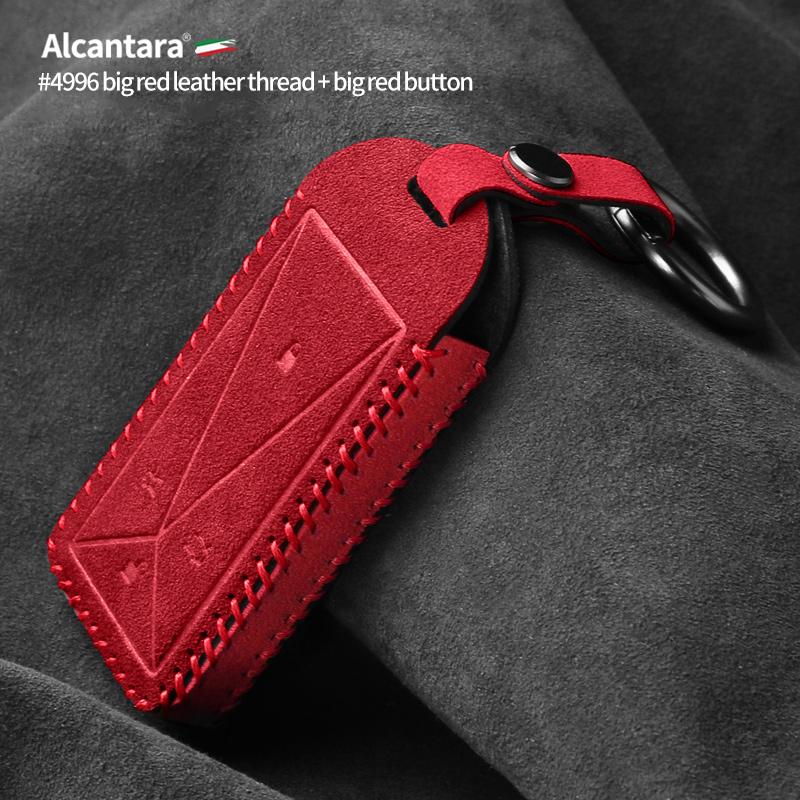 

high-quality Alcantara suede Car Remote Key Case Bag For AVATR 11 12 avita 11 Key housing protection case accessories