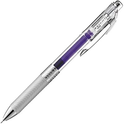 Pentel Ballpoint Pen Gel Ink Gel Infree 0.5mm Clear Shaft BLN75TL-V Violet 10pcs