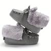 New Winter Baby Boots for Kids with Warm Soles, Infant Toddler Walking Shoes