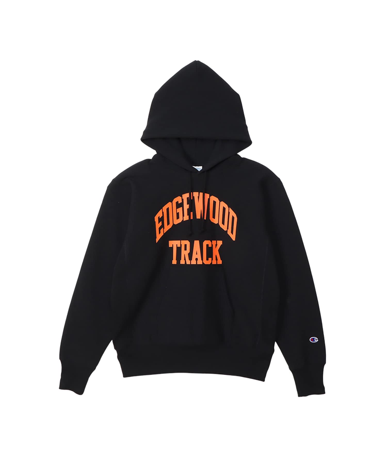 

Champion Свитшот с длинным рукавом из хлопка США с графическим принтом, капюшоном, вывернутый наизнанку, размер L, мужской, 11,5 унций Weave® (C3-Y112), Черный, чёрный