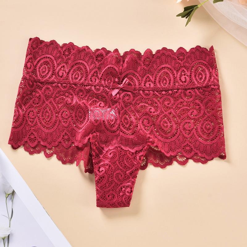 80 Kg Oversized Women's Underwear Sexy Girl Lace Panties Pure Cotton Thong