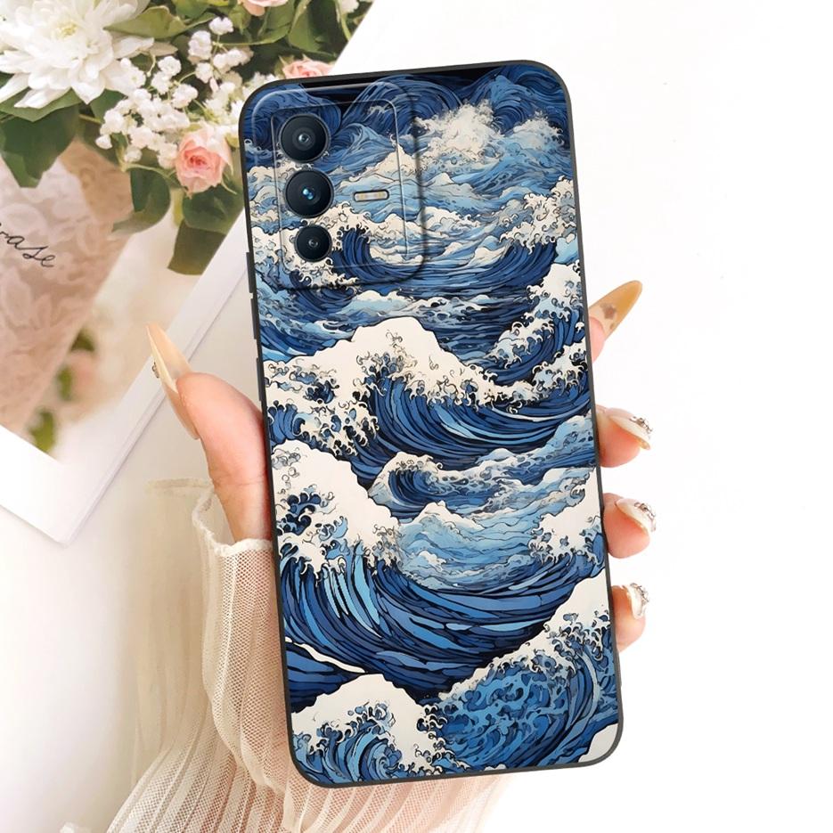 For Vivo V23 Pro Case V2132 Cute Rabbit Cartoon Cover Shockproof Soft TPU Phone Case For Vivo V23e V 23 VivoV23 Pro Fundas Coque