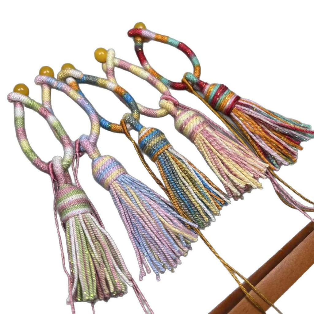 Premium Starry Sky Cotton Tassel Lanyard Phone Charm - Trendy and Stylish