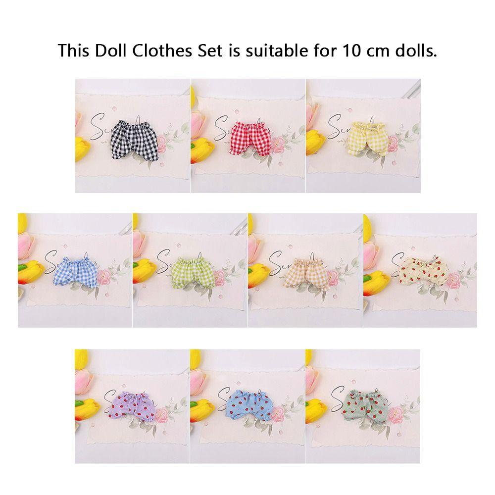 Handmade Lantern Pants Plush Doll Clothes Palm Door Dog Shorts Summer 10cm Doll Pants Accessories