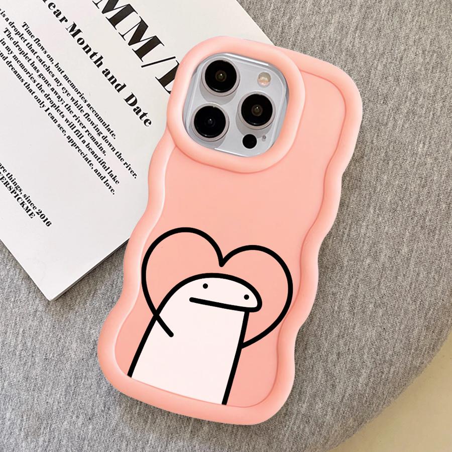 Funny Cartoon Case for iPhone 16 Pro Max 13 8 17 Air 14 11 15 Plus XR 12 Soft Phone Cover