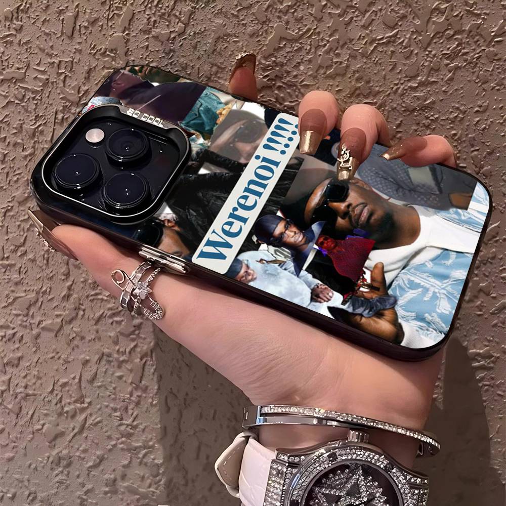 Rap W-WerenoiES Phone Case For IPhone 17 16 15 14 13 12 11 Pro Max Plus Color Silver Cover