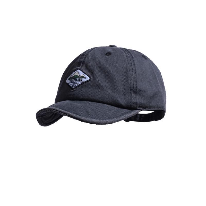 Japanese washed Short brimmed Baseball Cap Men's Summer Ridge Hat Thin Soft Top Short Edge Women's Baseball Cap