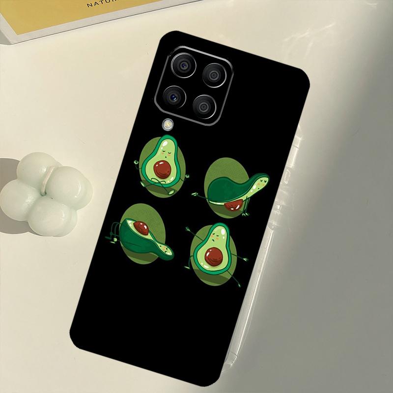 Avocado Yoga Funny Pattern For Samsung Galaxy M15 M35 M21 M16 M06 M33 M13 M53 M11 M31 M55 M14 M34 M54 M12 M32 M52 Case