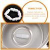 2 Pcs Magnetic Stirrer Mixer Blender Mixing Cup Coffee Stirring Bar Pp Laboratory Plate