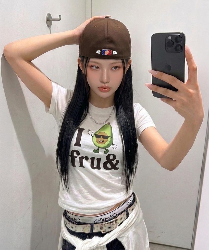 Peuluaen Fru&Fruit Line Cap_Brown