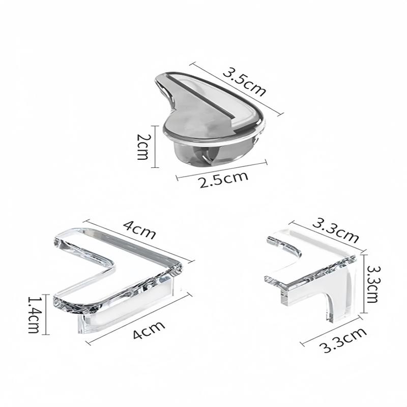 10Pcs L Shape Clear Anti Collision Coffee Table Furniture Corner Protectors Childrens Soft Corner Sheathing Living Room Decor