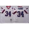 Buffalo Bills NFL Retro Jersey 12 34 Mens Football Uniform Costume Fan Apparel Cotton Blend Sportswear