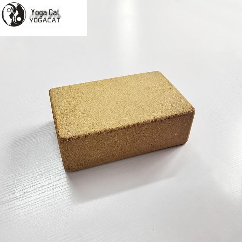 Yoga Cat Natural Cork Yoga Brick