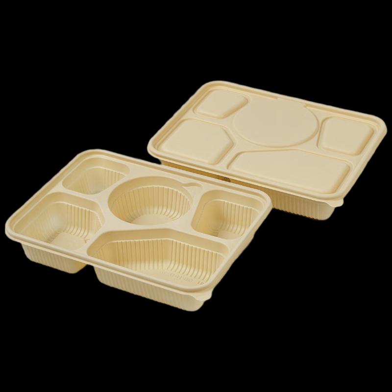 Mr. Corn Biodegradable Multi-Compartment Meal Boxes