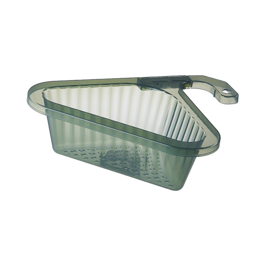 

Punch-free Kitchen Drain Basket Portable Sink Filter Storage Basket Gifts Sink Retractable Rack зелений