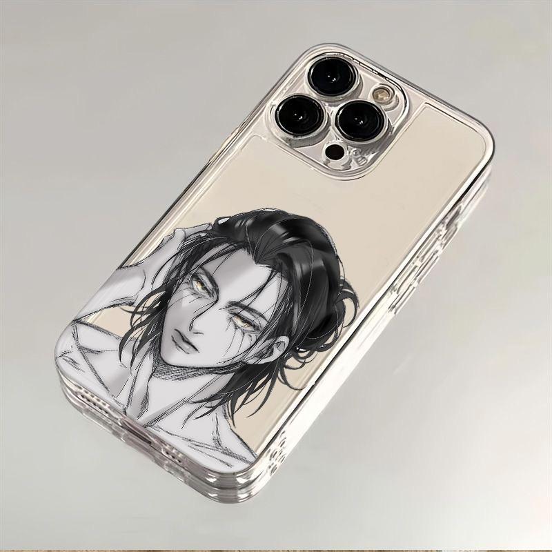Attack On Titan Phone Case for iPhone 17 Air 16 15 14 13 12 11 Pro Max Plus Mini X 8 7 Soft Transparent Cover Fundas Accessory