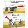 Heavy Duty 304 Stainless Steel Adjustable Snap Latch Lock Clamp Buckle