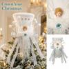 Christmas Tree Topper with Top Hat Ornament for Holiday Tree Decoration