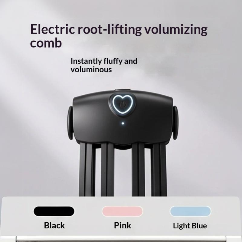 1Pcs 4-Claw Anti-Scald Hair Root High Skull Top Styling Tools Cordless Root Lifter Comb Wireless Heating Root Volumizing Clips