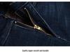 Winter Plus Velvet High-Waist Denim Jeans for Moms - Thick, Warm, Large Size Cotton Pants
