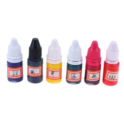Ahşap Kağıt Düğün Scrapbooking Yapımı Mühür Ofis Okul Malzemeleri İçin 10ml Flash Dolum Mürekkebi Renkli Mühür Damga Yağı
