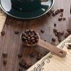 ABIY Walnut Wooden Coffee Scoop For Jars, Coffee Scoop For Ground Coffe Handmade Tablespoon Measuring Spoon For Coffe Beans
