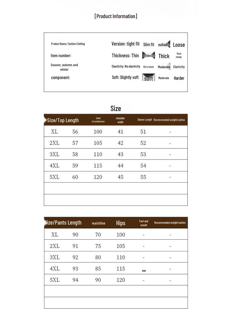 Ya Lu Women's Plus Size Casual Autumn Two-Piece Set