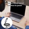 Type C+USB Ethernet Cable 1.8m Braided Cord RJ45 Port Supports Gigabit Speed for Tablet PC Connection 180cm