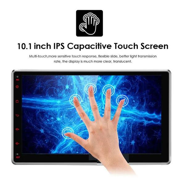 Universal Android 10.1 2Din Car Stereo Autoradio Car Doble Din BT FM Android Radio GPS Navi WiFi Touch Screen Multimedia 10.1" Touch Head Unit in-Dash