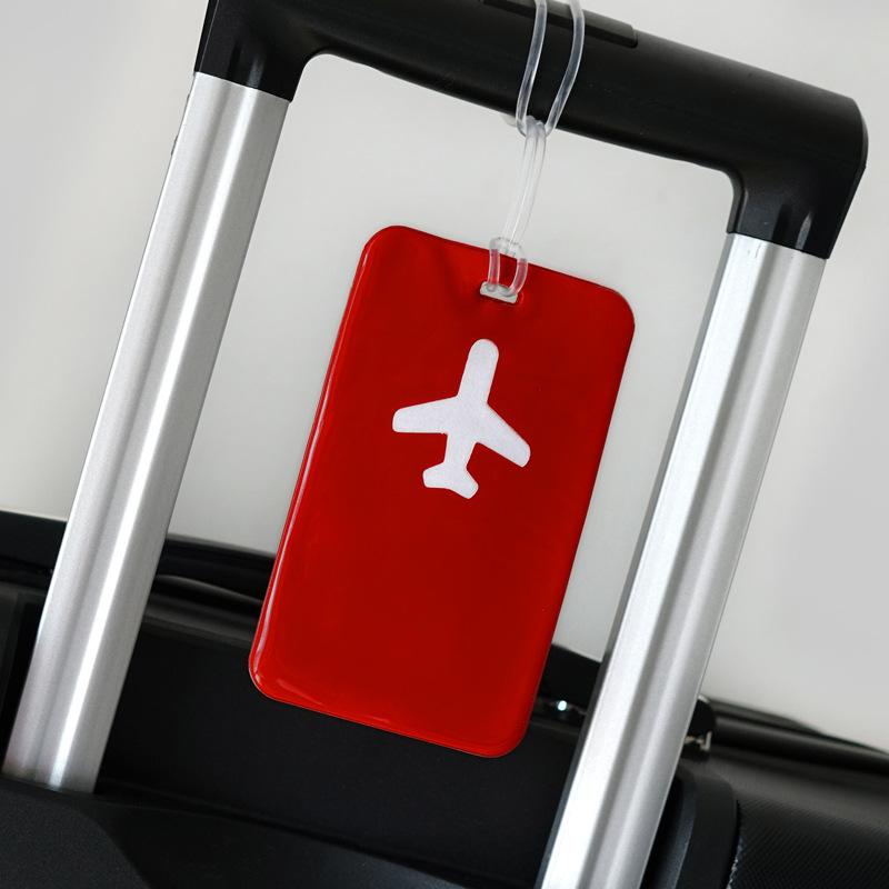 Macaron Color Series PVC Airport Luggage Tags  Business Trip Boarding Passes  Suitcase Tags  Luggage Tag for Lost Prevention