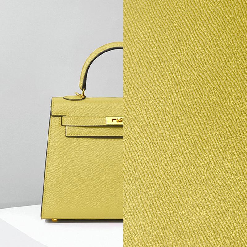 The Second Generation Kelly Bag Palm Pattern Cowhide Shoulder Bag Women's Leather Versatile Commuter Messenger Portable Kelly Bag