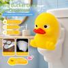 Cute Toilet Duck Friend Kawaii Statue, Desktop Car Bookshelf Bathroom Decor, Christmas Gift, Small Ornament, Perfect For Festive
