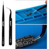 Kaisiking 6 Pcs Double Sided Soldering Assist Aid Repair Tool with 2 Precision Tweezers for Electronics Repair and Soldering