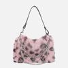Leopard Print Bag Underarm Bag Plush Bag Women's Autumn and Winter New Product Versatile Plush High-end Chain Bag