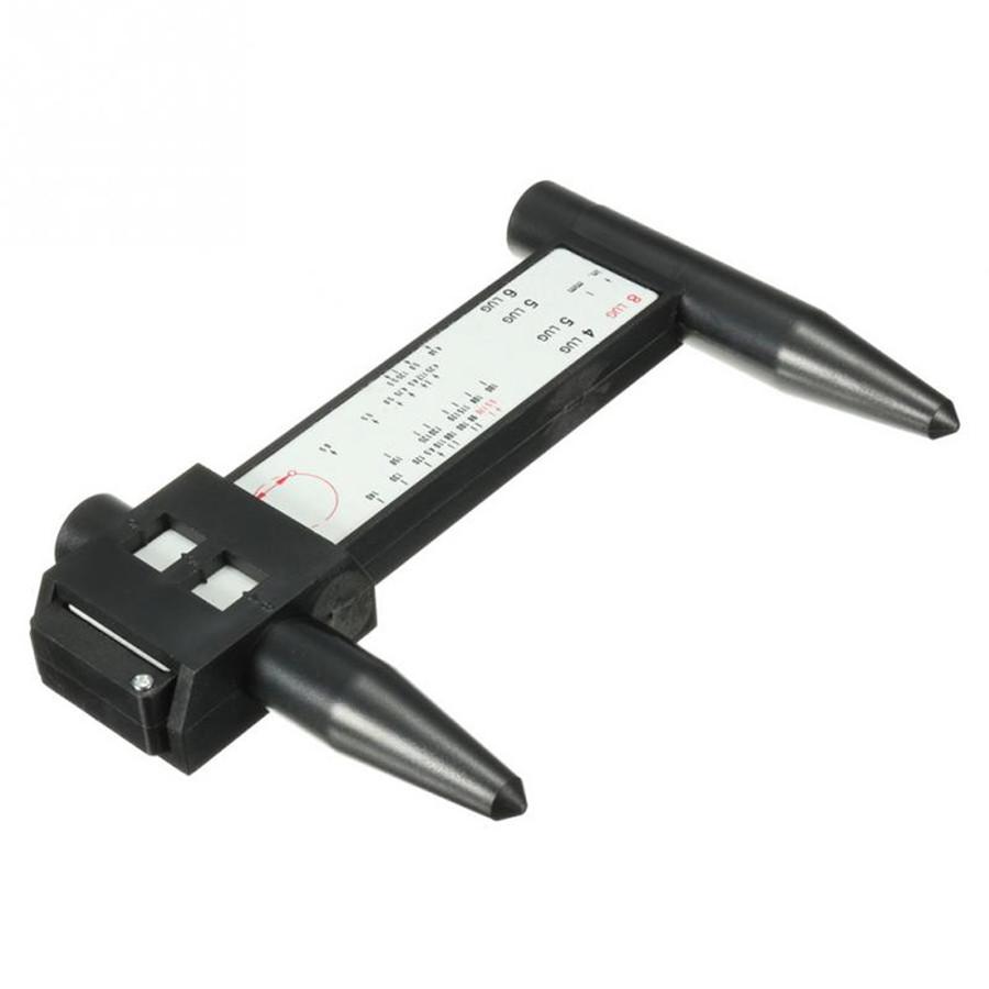 Precise Tire Bolts Wheel Rims Ruler Pattern Gauge PCD Measuring Tool 4 5 6 8 Lug